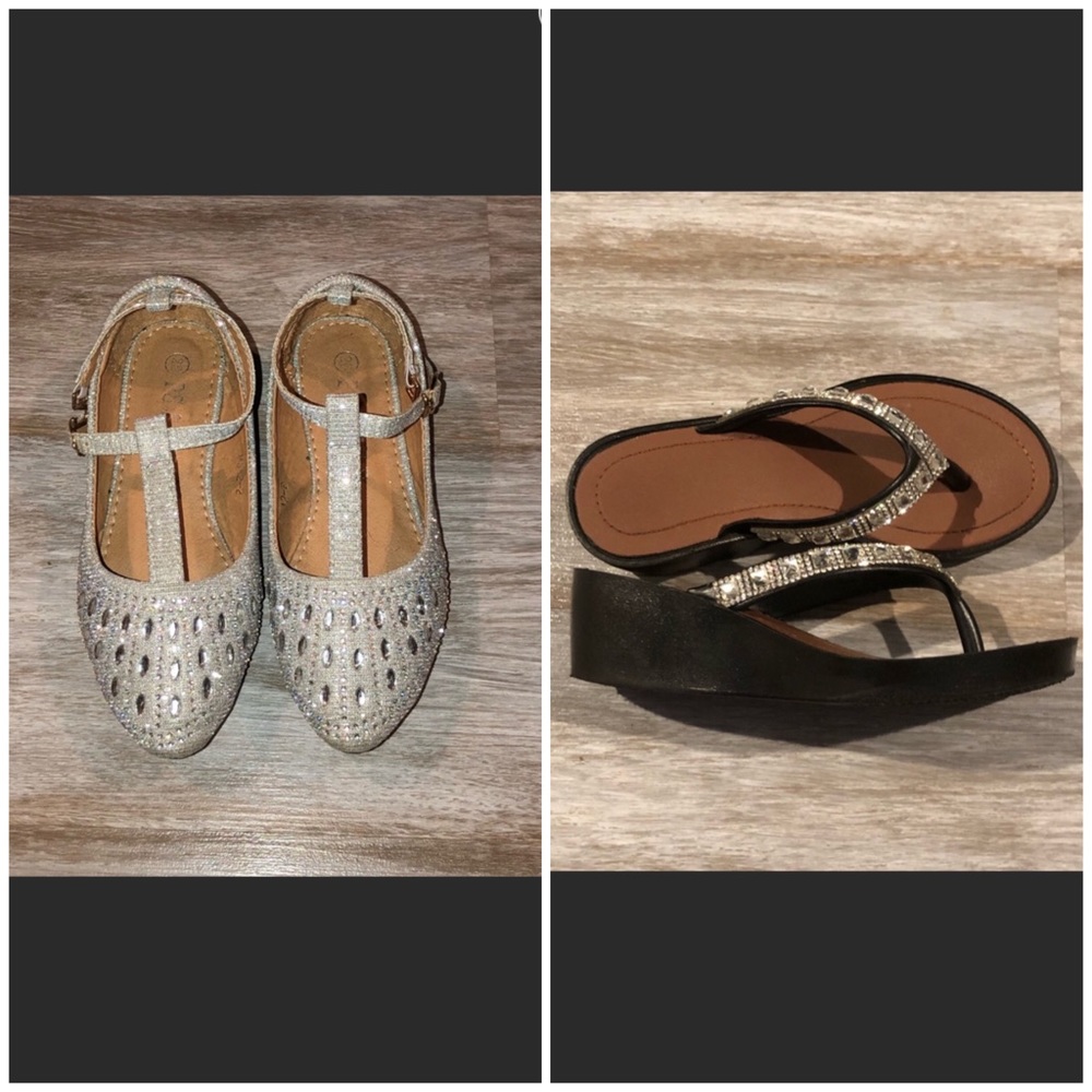 cute wedges & dress shoes.